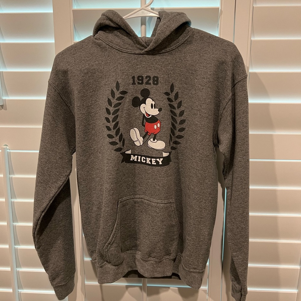 Hooded Disney sweatshirt for kids.